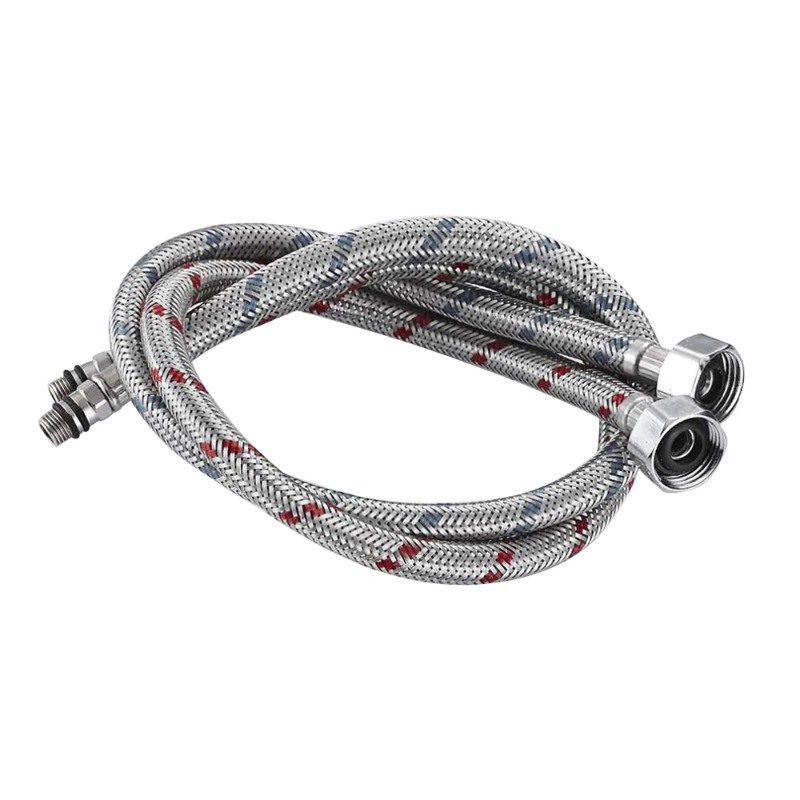 Flexible Hose Braided - 2PCS 60cm Flexible Plumbing Pipes G1/2