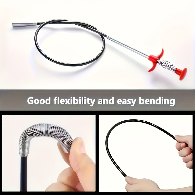 1Pc Sewer Dredger, Toilet Clog - огляд і ціна Drain Pipe Clip