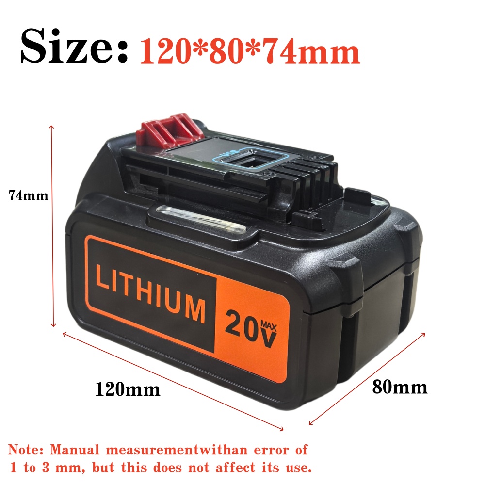 High Capacity 8Ah Lithium Batt - огляд і ціна Black+Decker Tool 20V Max